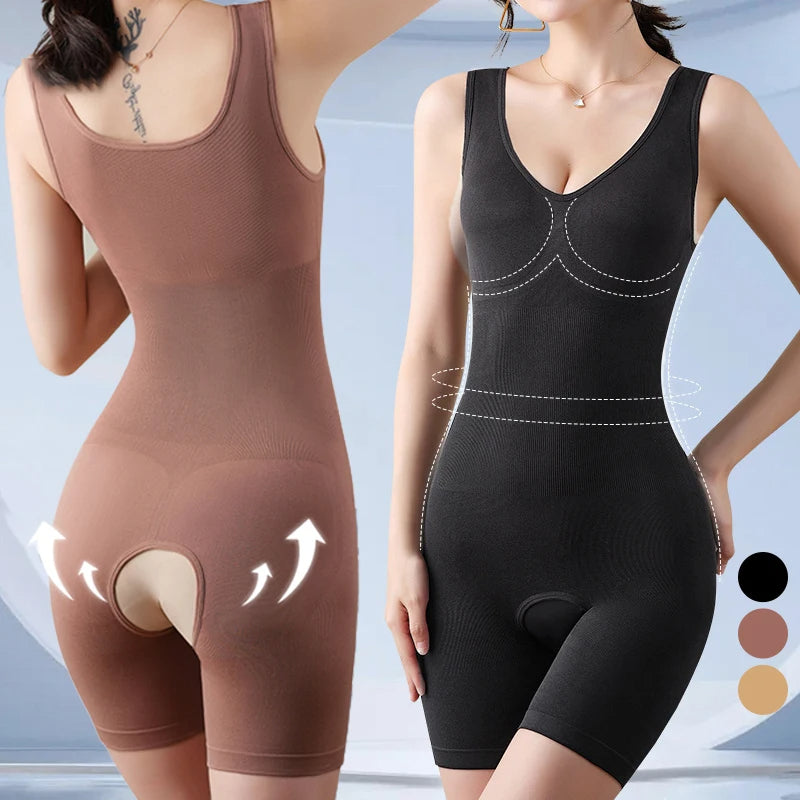 YouthBae Bodysuit Shaper Slimming Open Crotch Corset Tummy Shapewear