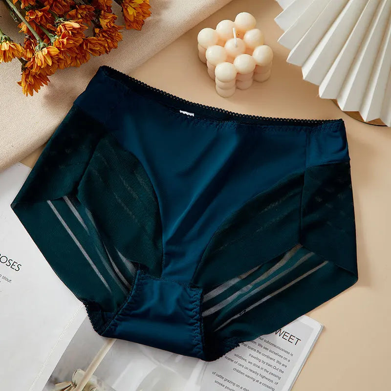 BreatheFit Lace High-Waist Briefs β Summer Tummy Control π«