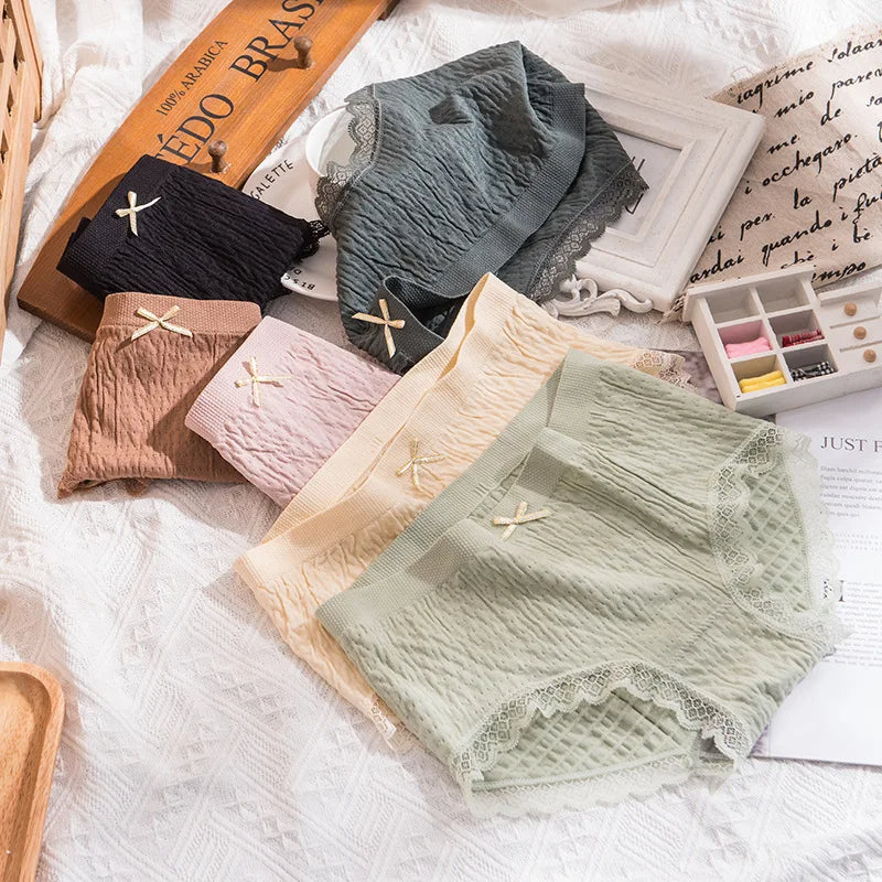 Intimate Thread Bowknot Lace Panty packs π¦