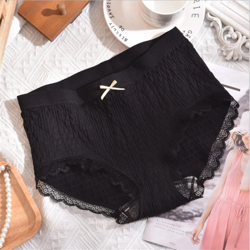 Intimate Thread Bowknot Lace Panty packs π¦