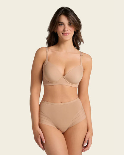 BreatheFit Lace High-Waist Briefs – Summer Tummy Control 💫