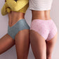 Mid Waist Panties Seamless Soft Breathable dots Underwear (Pack of 3)