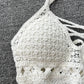 Backless premium Crochet Bikini Top and short set