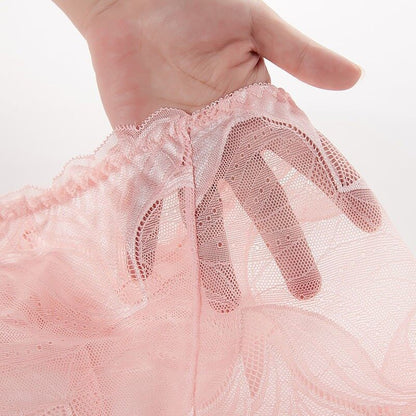 🔥Hot Sale 💝 women's lace panties mid-waist seamless panties transparent close-fitting Panties😍✨