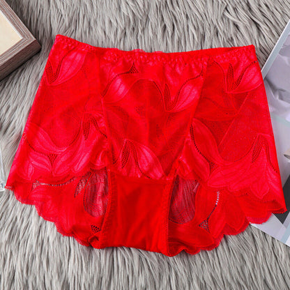 🔥Hot Sale 💝 women's lace panties mid-waist seamless panties transparent close-fitting Panties😍✨