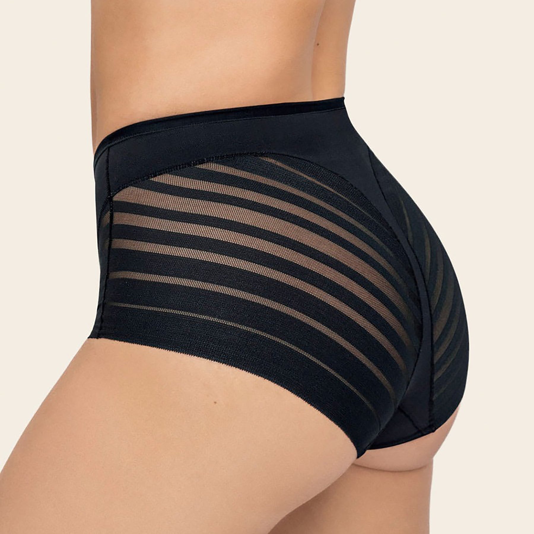 BreatheFit Lace High-Waist Briefs – Summer Tummy Control 💫