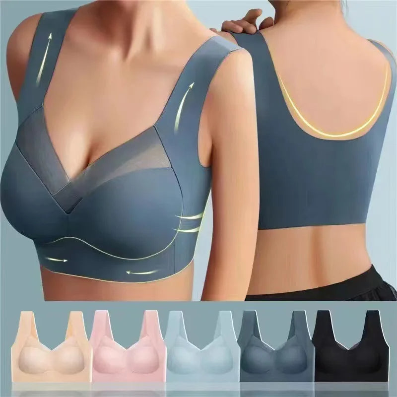YouthBae Lady Bra Push Up Seamless Thin Wire Bras for Daily Wear Clothes