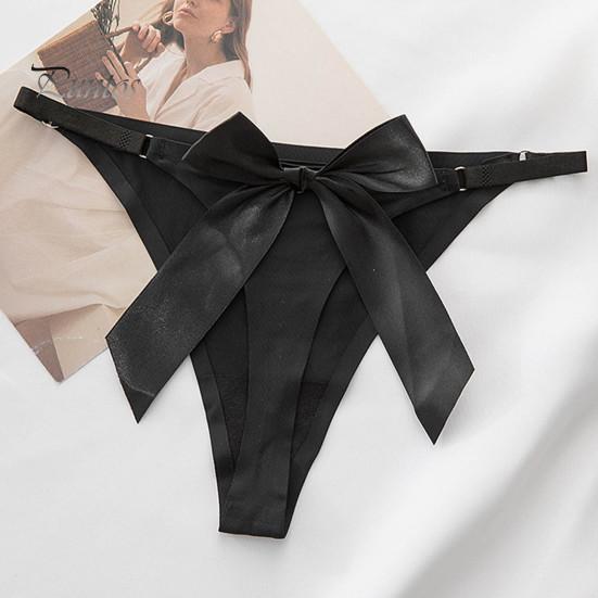 Women's low-waist panties with bow (Pack of 3