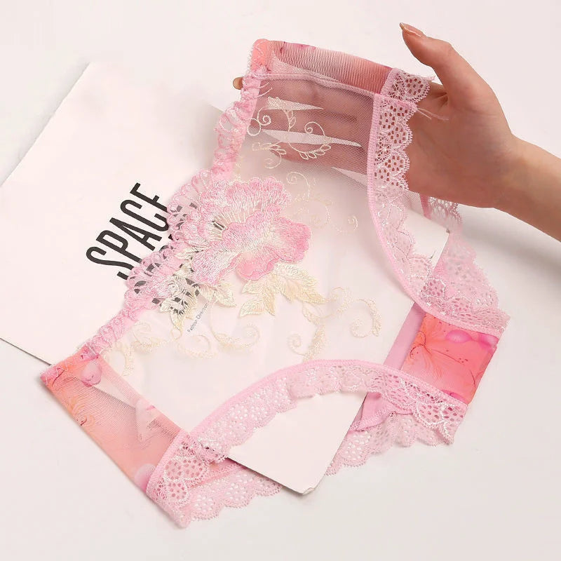 Lace flower Embroidered Seamless Panties 🌸