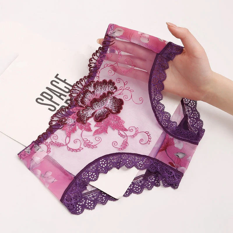 Lace flower Embroidered Seamless Panties 🌸