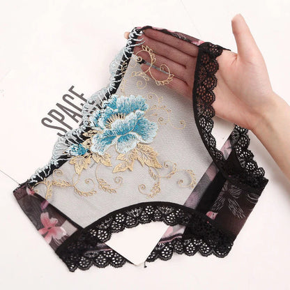 Lace flower Embroidered Seamless Panties 🌸
