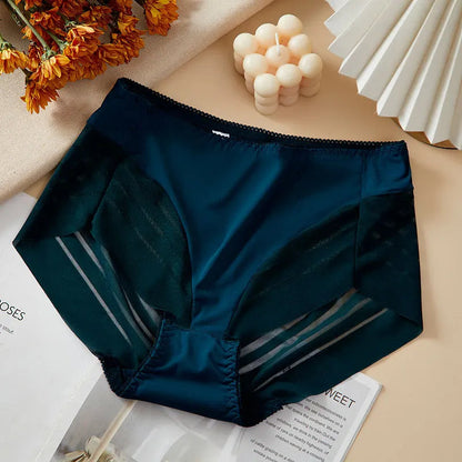 BreatheFit Lace High-Waist Briefs – Summer Tummy Control 💫