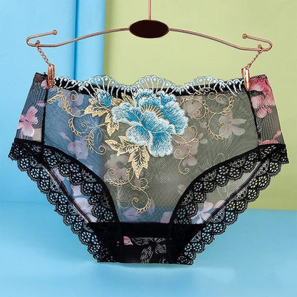 Lace flower Embroidered Seamless Panties 🌸