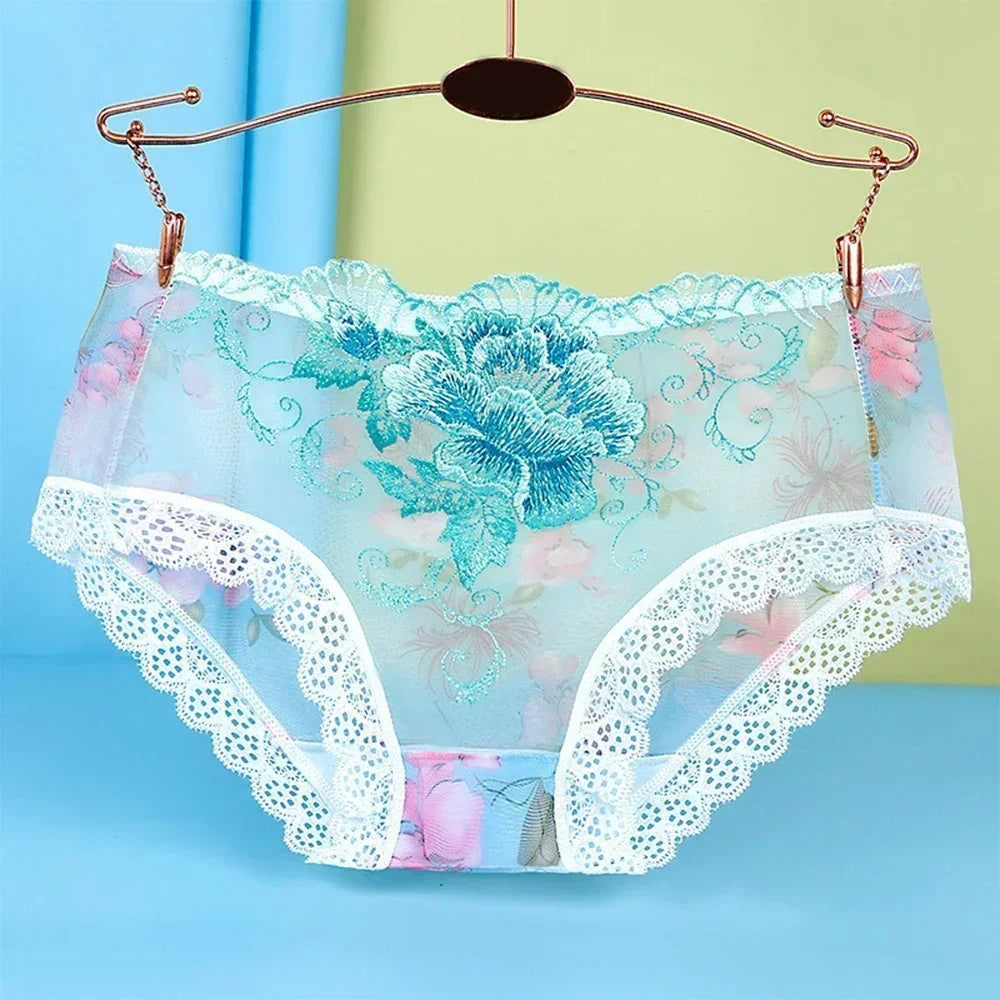 Lace flower Embroidered Seamless Panties 🌸