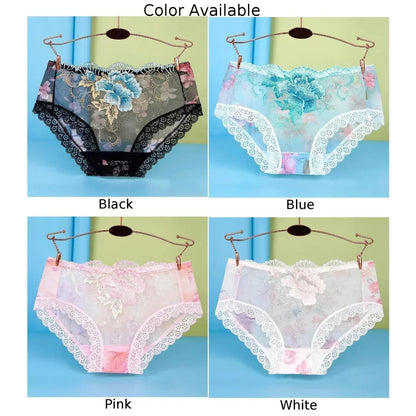 Lace flower Embroidered Seamless Panties 🌸