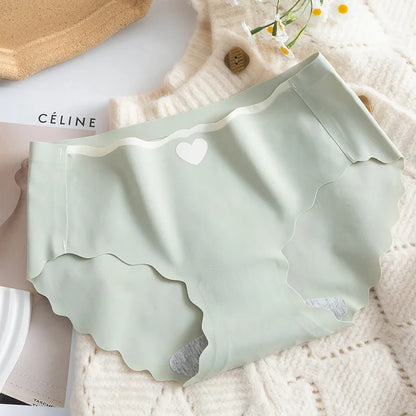 Ice Silk Seamless Heart ❤️ Panties