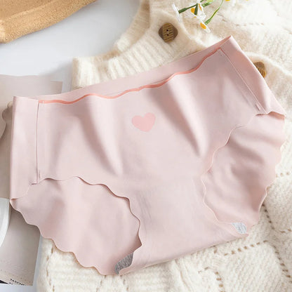 Ice Silk Seamless Heart ❤️ Panties