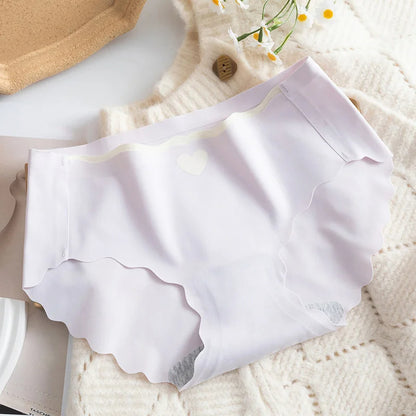 Ice Silk Seamless Heart ❤️ Panties