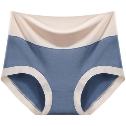 Women's high-waisted high-elastic cotton underwear anti-bacterial