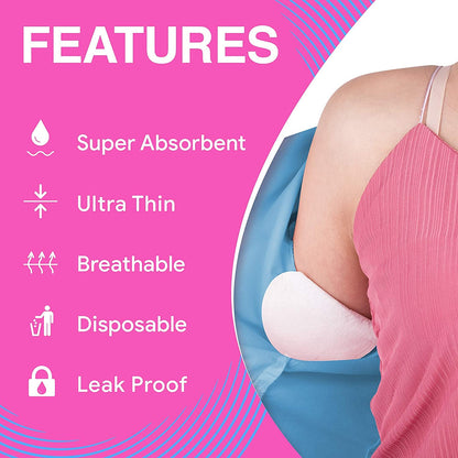 Sweat Pads For Underarms Unisex(Pack of 20)