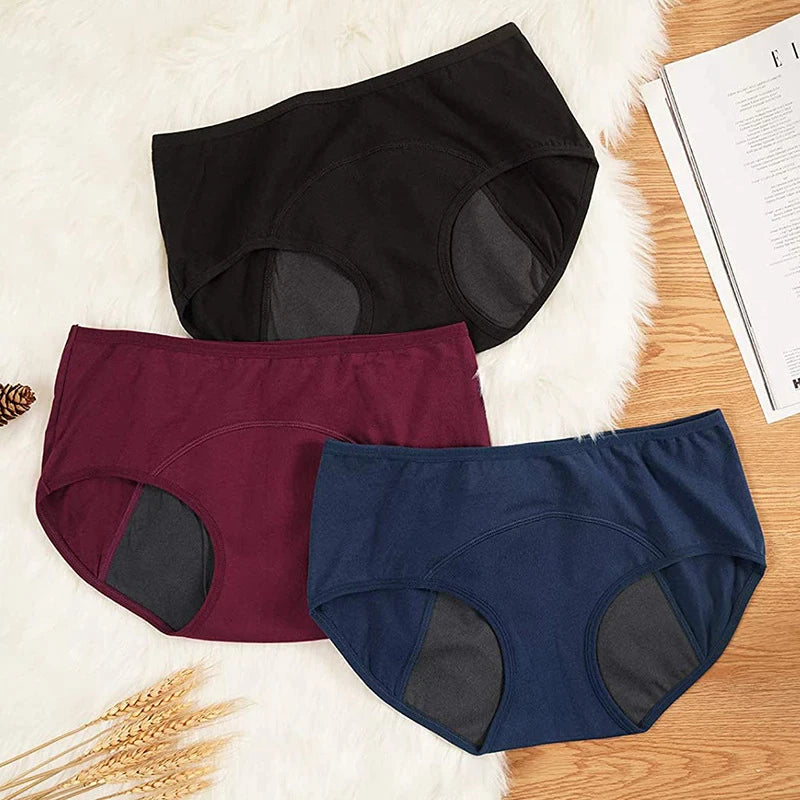 Leak Proof Period Panties Women Underwear Physiological Pants Pack
