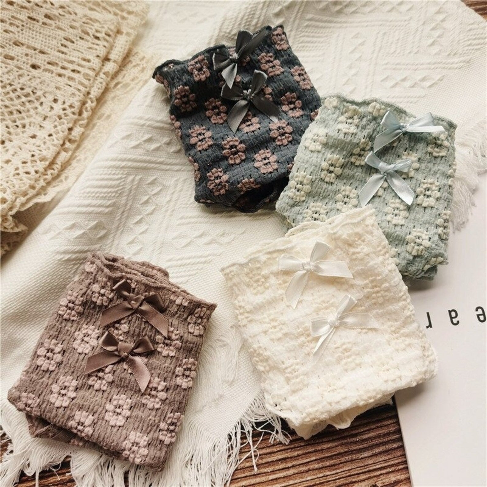 Premium Bow floral panties packs