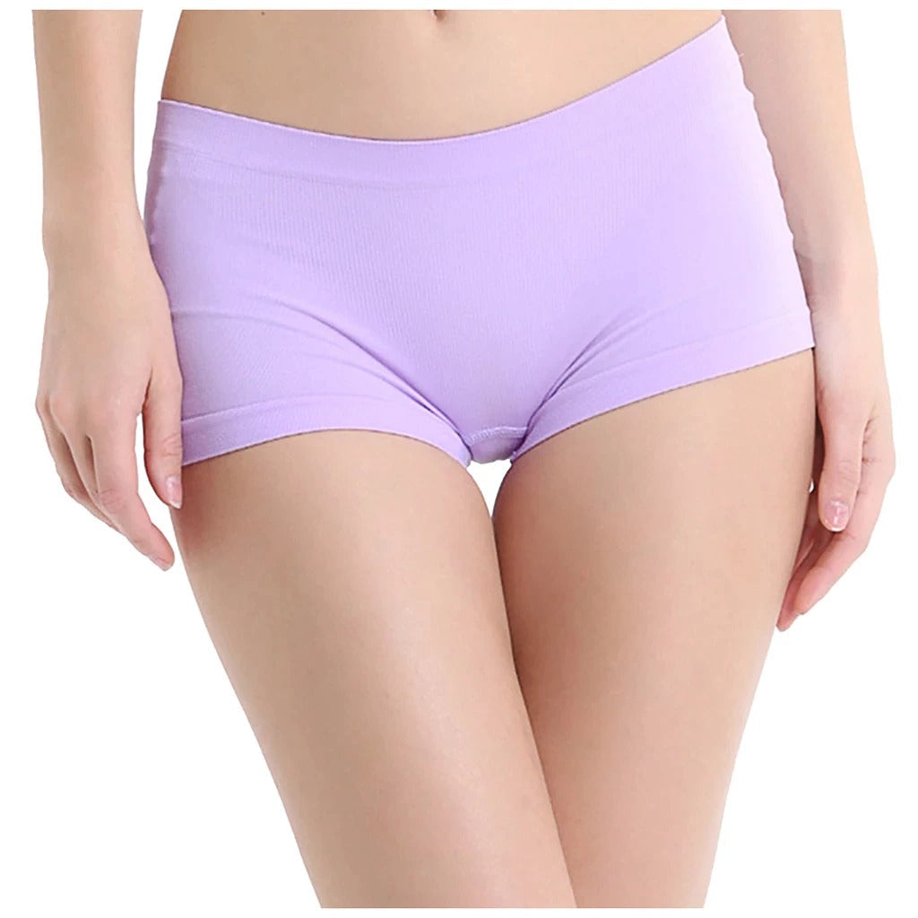 Women's Stretchable shorts Panty || Seamless || Multi-colors (Pack of 3)