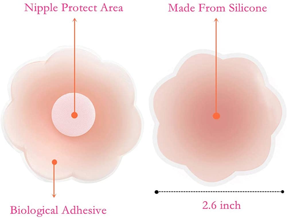 Two Dots Pasties Silicone Nipplecovers|| Reuseable(Pack of 2)