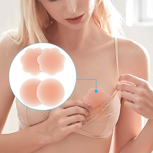 Two Dots Pasties Silicone Nipplecovers|| Reuseable(Pack of 2)